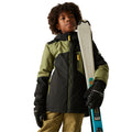 Olive Green - Lifestyle - Dare 2B Childrens-Kids Ripper Ski Jacket