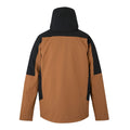 Nut Brown-Black - Back - Regatta Mens Wentwood 3 in 1 Jacket
