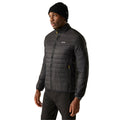 Nut Brown-Black - Close up - Regatta Mens Wentwood 3 in 1 Jacket