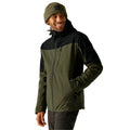 Olive Night-Black - Pack Shot - Regatta Mens Wentwood 3 in 1 Jacket