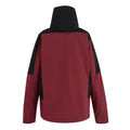 Dark Maroon-Black - Back - Regatta Mens Wentwood 3 in 1 Jacket