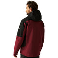 Dark Maroon-Black - Lifestyle - Regatta Mens Wentwood 3 in 1 Jacket