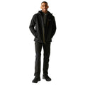 Black - Side - Regatta Mens Wentwood 3 in 1 Jacket