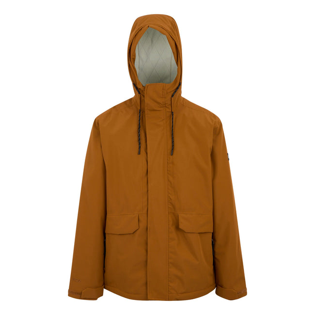 Glazed Ginger - Front - Regatta Mens Sterlings Insulated Waterproof Jacket