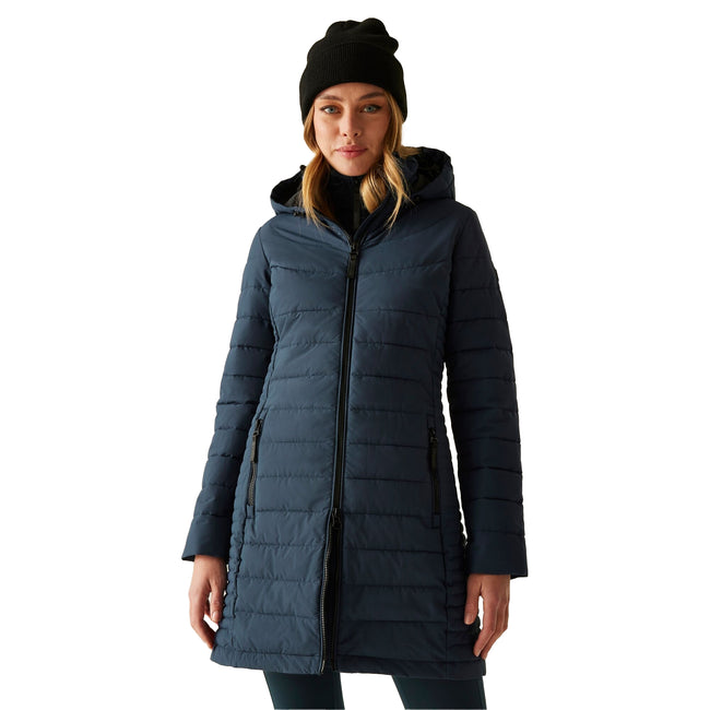 Navy - Lifestyle - Regatta Womens-Ladies Andria Padded Jacket