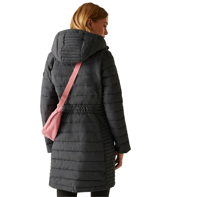 Seal Grey - Pack Shot - Regatta Womens-Ladies Andria Padded Jacket