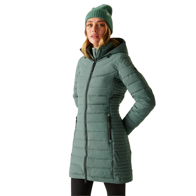 Spruce Green - Lifestyle - Regatta Womens-Ladies Andria Padded Jacket