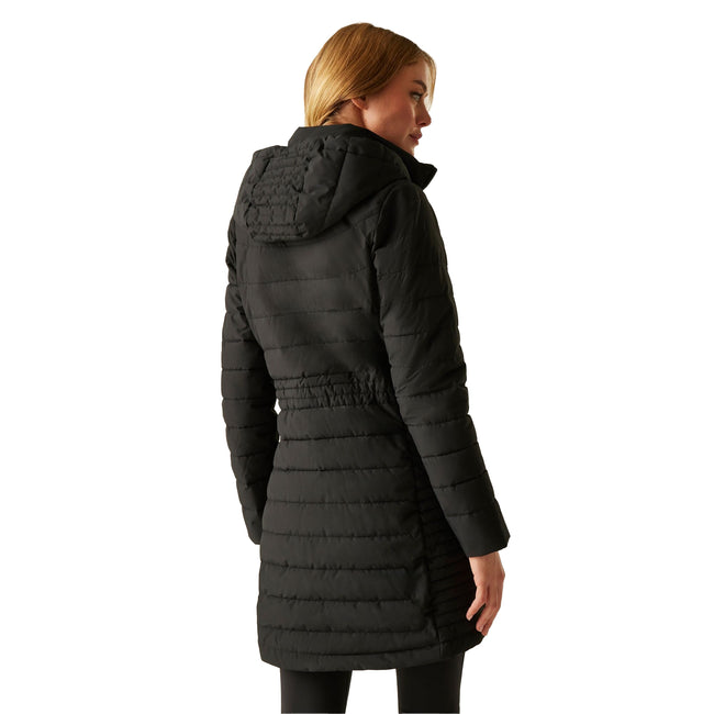 Black - Side - Regatta Womens-Ladies Andria Padded Jacket