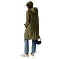 Military Green-Blue - Pack Shot - Regatta Womens-Ladies Orla Kiely Mac Waterproof Jacket