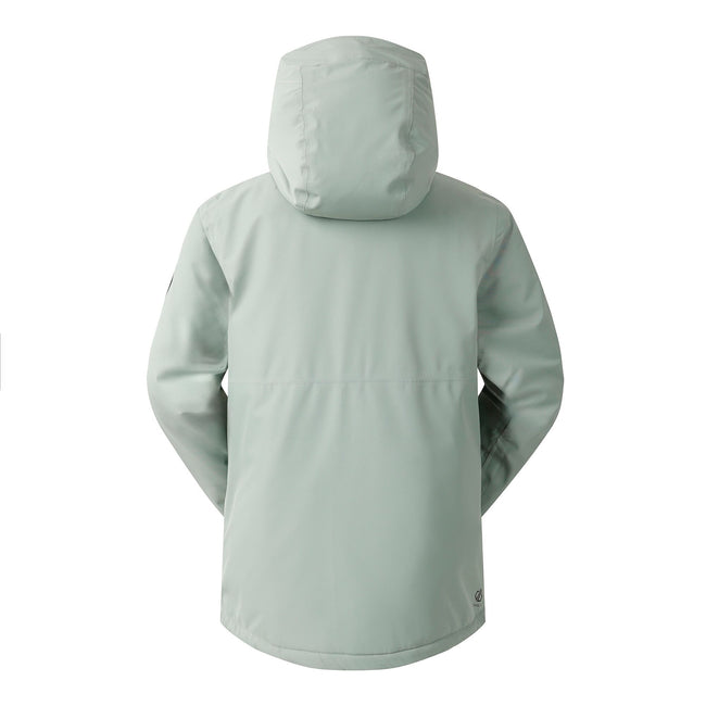 Glacier Green - Back - Dare 2B Womens-Ladies Snowburst II Overhead Ski Jacket