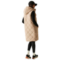 Taupe Beige - Pack Shot - Regatta Womens-Ladies Rurietta Long Length Gilet