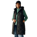 Black - Lifestyle - Regatta Womens-Ladies Rurietta Long Length Gilet