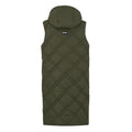Khaki Green - Back - Regatta Womens-Ladies Rurietta Long Length Gilet
