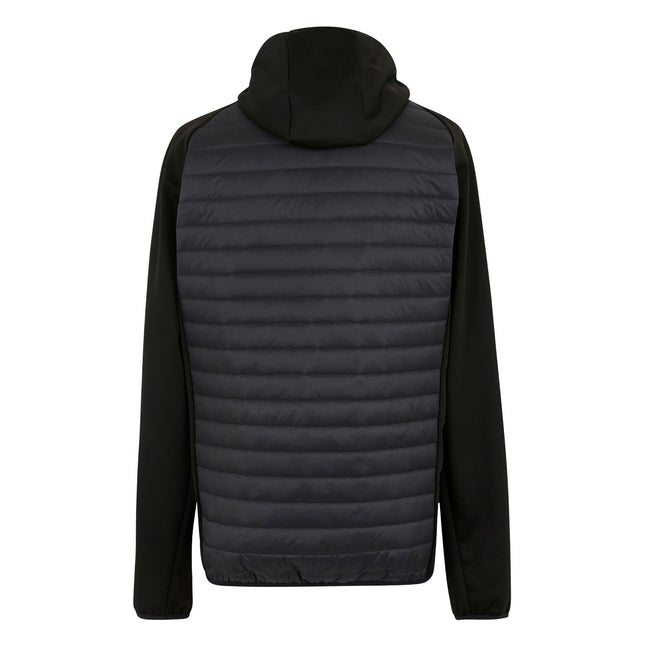 Black-Yellow - Back - Regatta Mens Andreson Hybrid Jacket