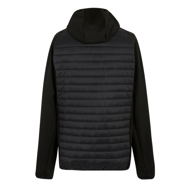 Black-Dark Maroon - Back - Regatta Mens Andreson Hybrid Jacket