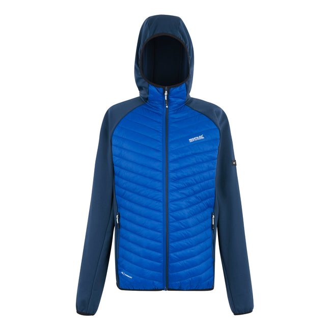 Snorkel Blue-Moonlight Denim - Front - Regatta Mens Andreson Hybrid Jacket