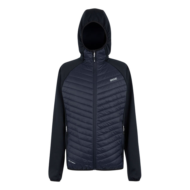 Navy - Front - Regatta Mens Andreson Hybrid Jacket