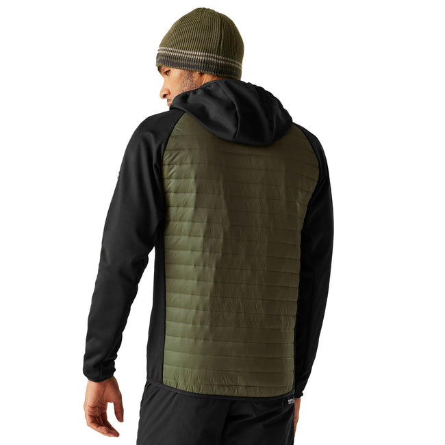 Olive Night-Black - Pack Shot - Regatta Mens Andreson Hybrid Jacket
