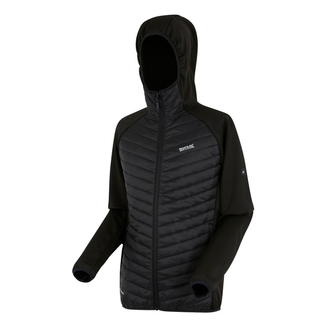 Black - Side - Regatta Mens Andreson Hybrid Jacket