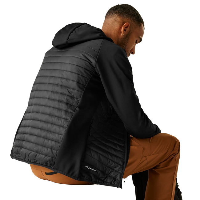 Black - Pack Shot - Regatta Mens Andreson Hybrid Jacket