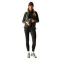 Dark Khaki - Close up - Regatta Womens-Ladies Mayse Full Zip Fleece Jacket