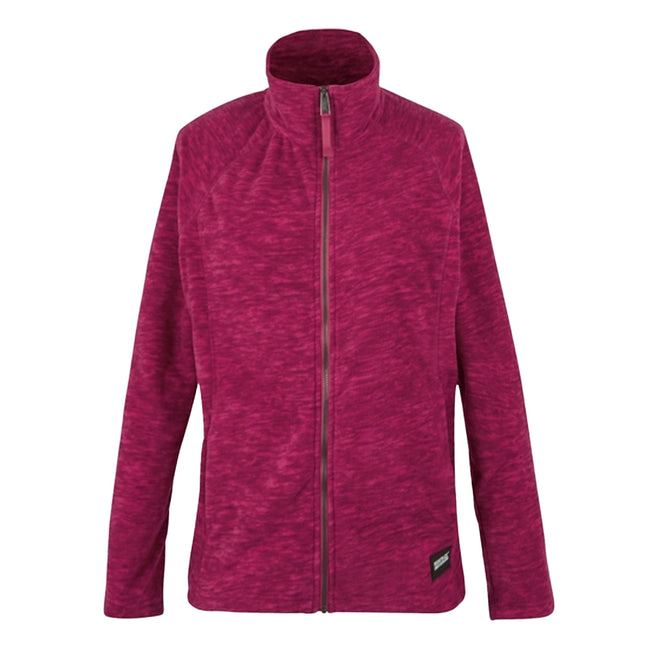 Dark Cerise - Front - Regatta Womens-Ladies Mayse Full Zip Fleece Jacket