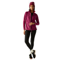 Dark Cerise - Close up - Regatta Womens-Ladies Mayse Full Zip Fleece Jacket