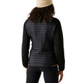 Mocha-Black - Close up - Regatta Womens-Ladies Clumber Hybrid Jacket