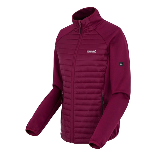 Dark Pimento - Side - Regatta Womens-Ladies Clumber Hybrid Jacket