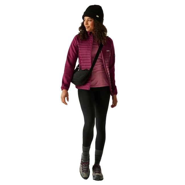 Dark Pimento - Close up - Regatta Womens-Ladies Clumber Hybrid Jacket