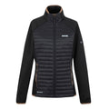Mocha-Black - Front - Regatta Womens-Ladies Clumber Hybrid Jacket