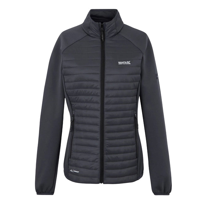 Seal Grey - Front - Regatta Womens-Ladies Clumber Hybrid Jacket