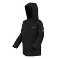 Black - Side - Regatta Childrens-Kids Halkner Padded Jacket
