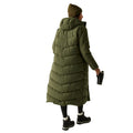 Dark Khaki - Close up - Regatta Womens-Ladies Eloria Padded Jacket