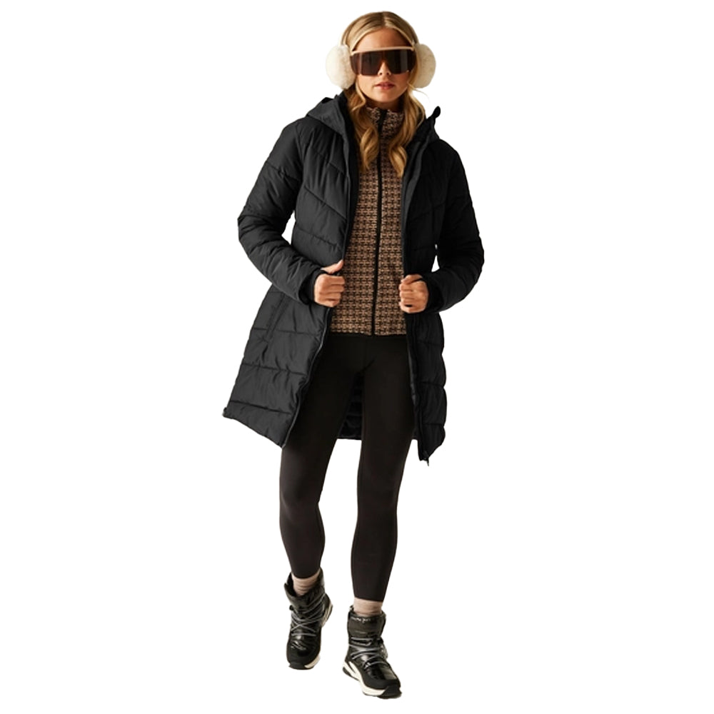 Black - Close up - Dare 2B Womens-Ladies Ski Jacket