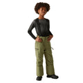 Martini Olive - Lifestyle - Dare 2B Childrens-Kids Pow II Waterproof Ski Trousers