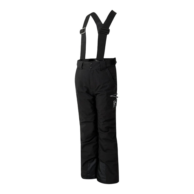 Black - Side - Dare 2B Childrens-Kids Pow II Waterproof Ski Trousers