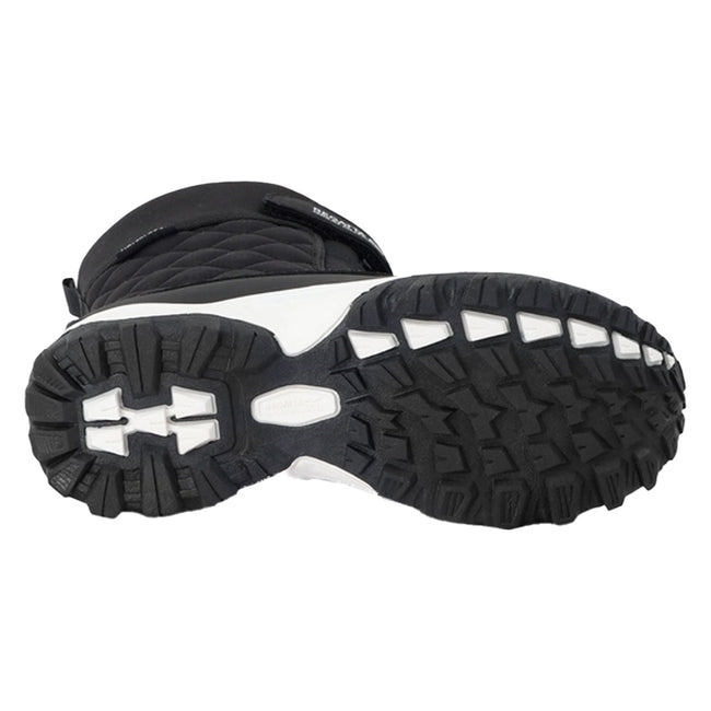 Black - Pack Shot - Regatta Childrens-Kids Leather Snow Boots