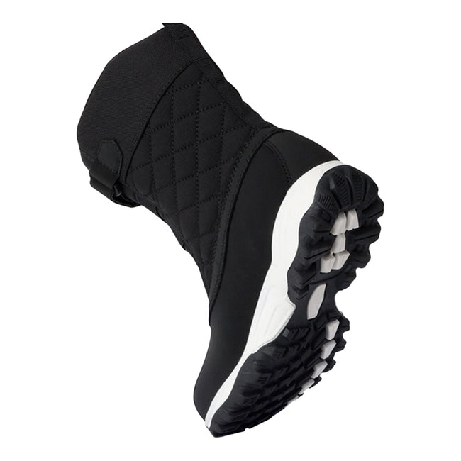 Black - Back - Regatta Childrens-Kids Leather Snow Boots