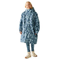 Storm Blue-Nordic Blue - Lifestyle - Dare 2B Childrens-Kids Leopard Print Waterproof Changing Robe