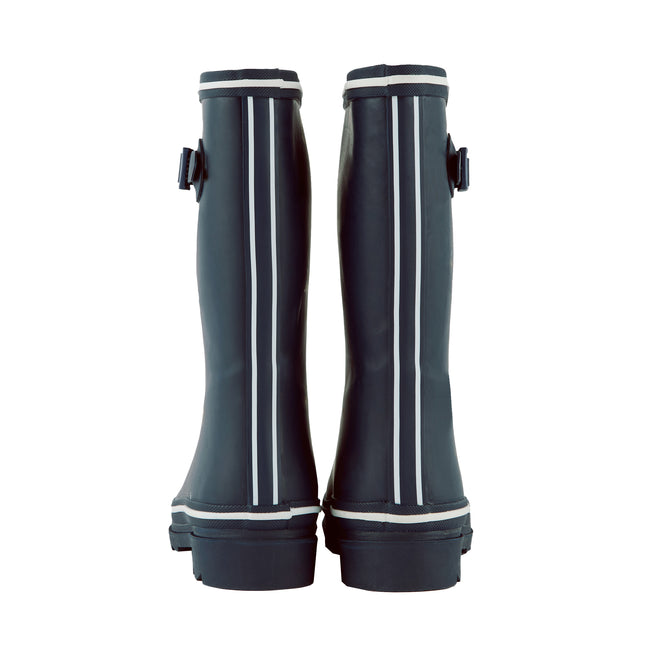 Navy - Back - Regatta Womens-Ladies Amelia Logo Wellington Boots