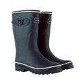 Navy - Front - Regatta Womens-Ladies Amelia Logo Wellington Boots