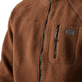 Dark Brown - Side - Dare 2B Mens Camber Recycled Polyester Fleece
