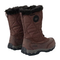 Chestnut Brown-Black - Back - Regatta Womens-Ladies Kirkwood Walking Boots