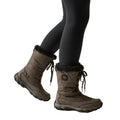 Chestnut Brown-Black - Close up - Regatta Womens-Ladies Kirkwood Walking Boots