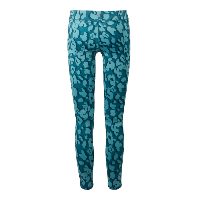 Storm Blue-Nordic Blue - Back - Dare 2B Girls Barlia Leopard Print Winter Leggings