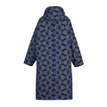 Blue-Dark Olive - Back - Regatta Womens-Ladies Orla Kiely Polka Dot Changing Robe