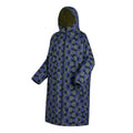 Blue-Dark Olive - Side - Regatta Womens-Ladies Orla Kiely Polka Dot Changing Robe