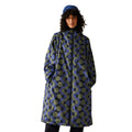 Blue-Dark Olive - Lifestyle - Regatta Womens-Ladies Orla Kiely Polka Dot Changing Robe