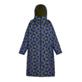 Blue-Dark Olive - Front - Regatta Womens-Ladies Orla Kiely Polka Dot Changing Robe